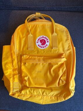 Fjallraven Kanken Yellow Backpack
